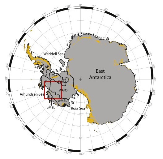 Antártida.Región estudiada